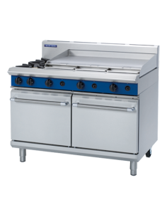 Blue Seal Evolution G528A-P 1200mm 2 Burner LPG Gas Double Static Oven With 900mm Griddle