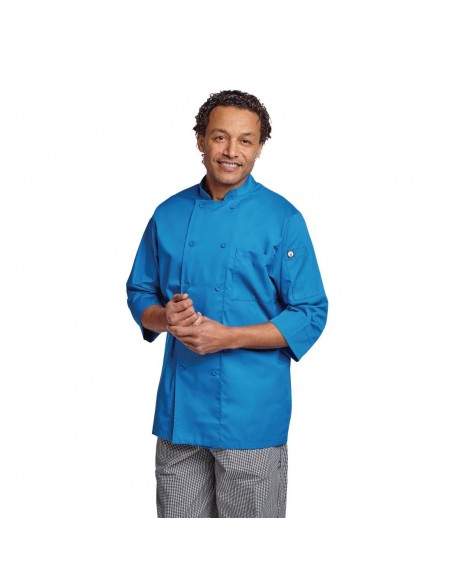 Colour by Chef Works Chef Coat Blue XS - XXL