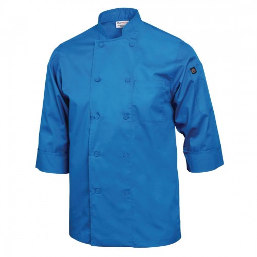 Colour by Chef Works Chef Coat Blue XS - XXL