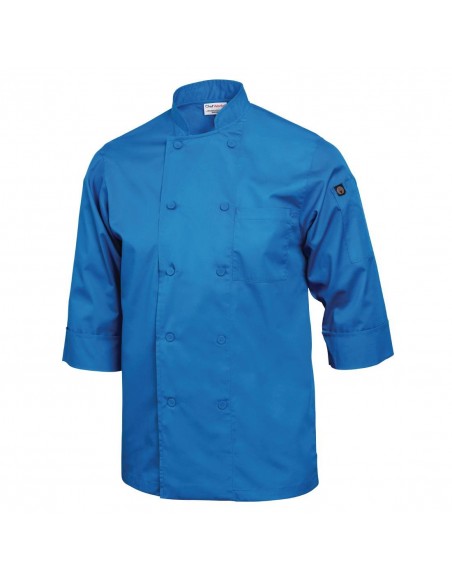 Colour by Chef Works Chef Coat Blue XS - XXL