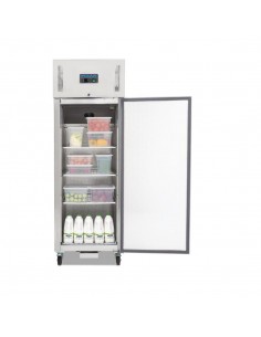 Polar Heavy Duty Single Door Fridge Stainless Steel 600Ltr 2