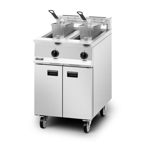 Lincat Opus 800 OG8111/N 2 x 14 Ltr Natural Gas Twin Tank Fryer