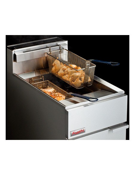 Blue Seal FastFri FF18-N 18 Ltr Freestanding Single Tank Natural Gas Fryer - CM602-N