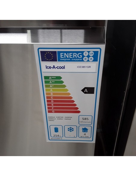 Atosa Ice-A-Cool Counter Fridge 3 Door 380 Litres