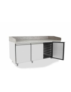 Atosa EPF3485 3 Door Marble Top Pizza Counter