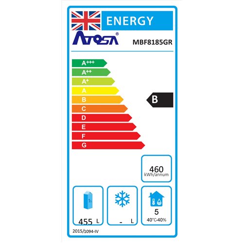 Atosa MBF8185 Bottom Mounted 1 Door Fridge