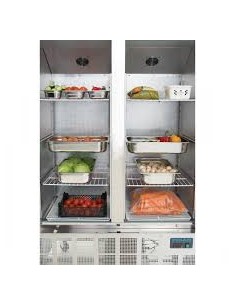 Polar GD879 G-Series Double Door Slimline Stainless Steel Fridge - 960 Litres 2