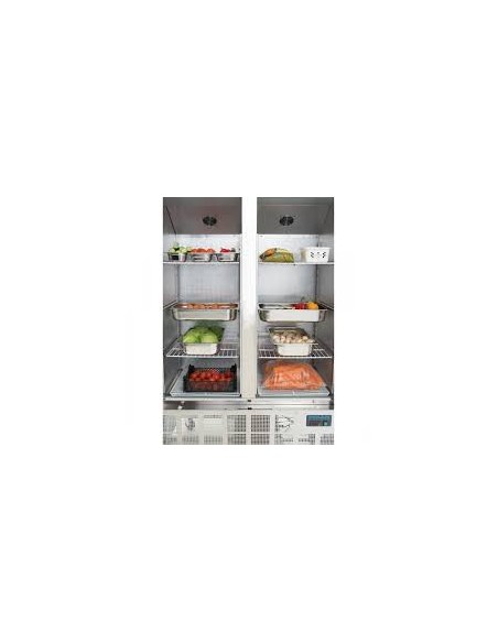 Polar 2 Door Slimline Fridge 960 Ltr