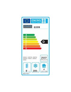 Polar G599 Counter Freezer 2 Doors 282 Ltr 2