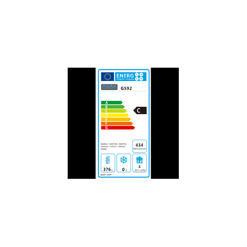 Polar Heavy Duty Single Door Fridge Stainless Steel 600Ltr