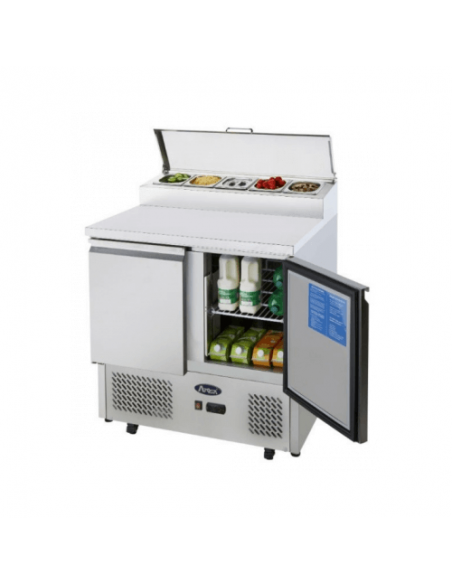 Atosa Ice-A-Cool Open Top Saladette 2 Door with GN Pans