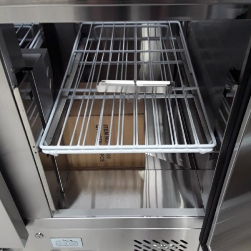 Atosa Ice-A-Cool Open Top Saladette 2 Door with GN Pans