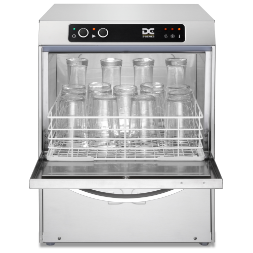 D.C SG40 IS D 400mm 18 Pint Standard Glasswasher With Drain Pump & Integral Softener