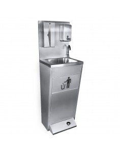 Gastro Hand Wash Station with paper & soap dispenser - 100% Hygiene Safety