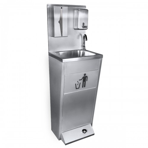 Gastro Hand Wash Station with paper & soap dispenser - 100% Hygiene Safety
