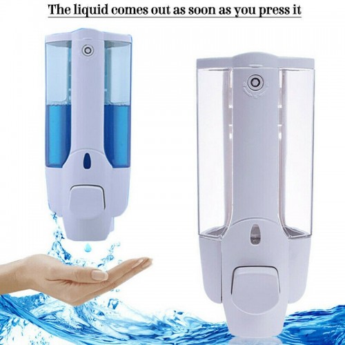 900ml Wall Mounted Foam Soap Dispenser – Non-Drip, White Plastic For Bathroom