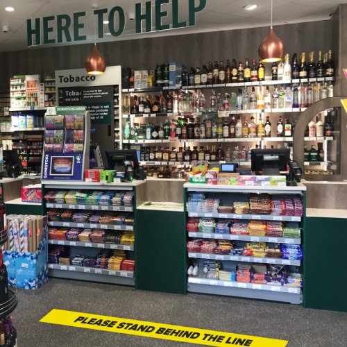 Social Distancing Office or Shop Self...