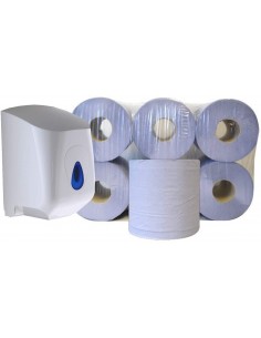 Jantex Blue Centre Feed Roll 2ply 2