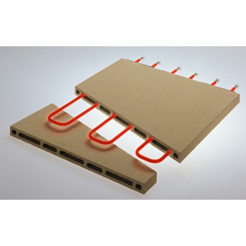 Gastro Electric Pizza Oven 2 chambers 415 x 400mm Capacity 4+4.  Total 8" x 8