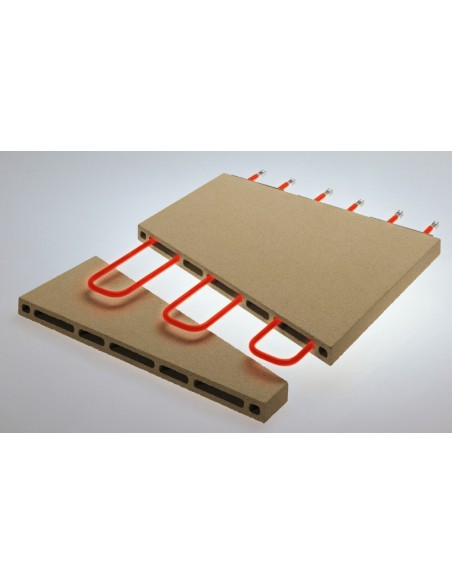 Gastro Electric Pizza Oven 2 chambers 415 x 400mm Capacity 4+4.  Total 8" x 8