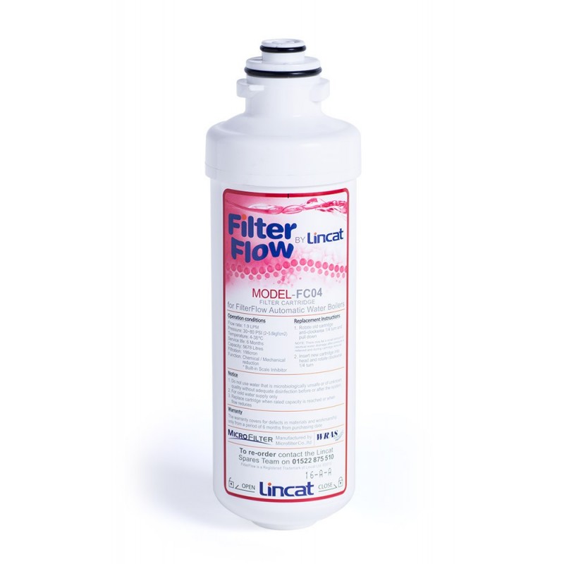 Waterdrop Compatible Lincat FC04 Filter Flow FX FC04 Series Hot Water Filter 