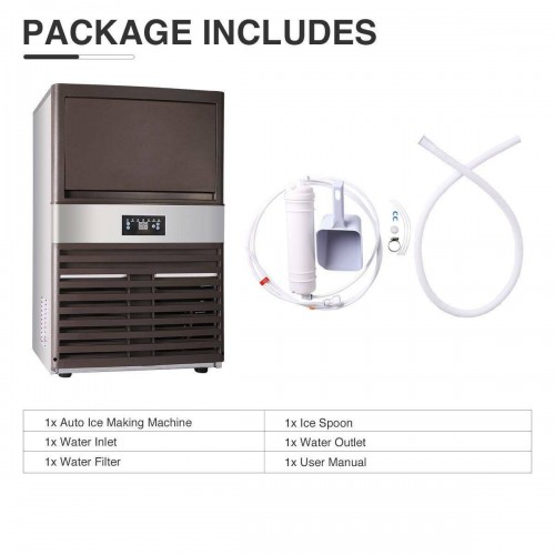 85Kg Commercial Ice Cube Maker...