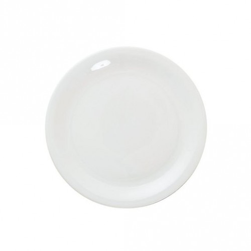 Great White Narrow Rim Plate 8.5" 22cm