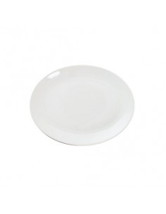 Great White Oval Plate 9.5" 24cm