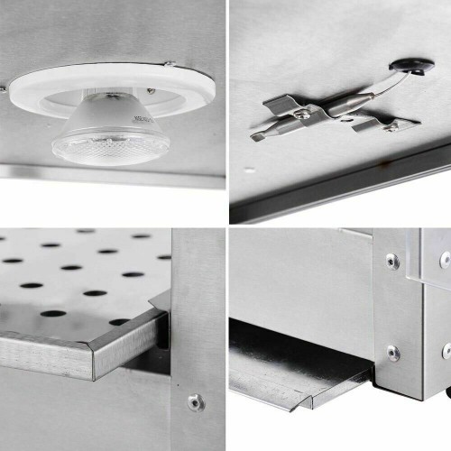 Heated Display Pie, Pizza Food Warmer...