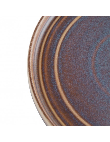 Olympia Cavolo Flat Round Plates Iridescent 220mm (Pack of 6)