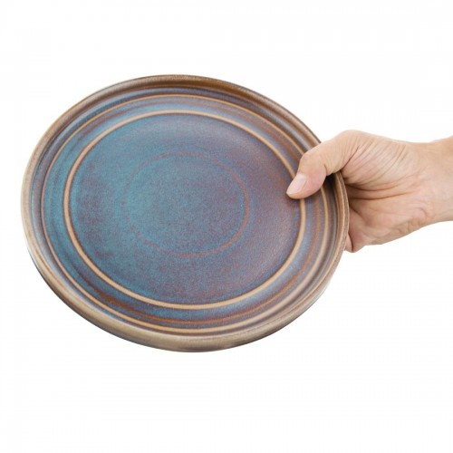 Olympia Cavolo Flat Round Plates Iridescent 220mm (Pack of 6)