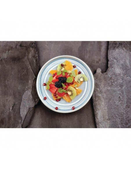 Olympia Cavolo Flat Round Plates Ice Blue 180mm (Pack of 6)