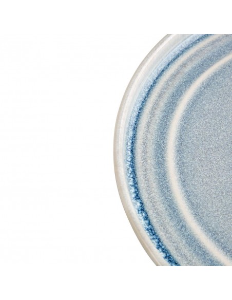 Olympia Cavolo Flat Round Plates Ice Blue 180mm (Pack of 6)