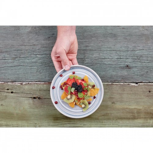 Olympia Cavolo Flat Round Plates Ice Blue 180mm (Pack of 6)