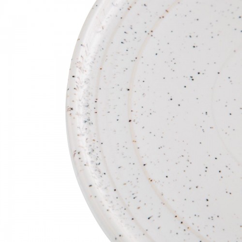 Olympia Cavolo Flat Round Plates White Speckle 180mm (Pack of 6)