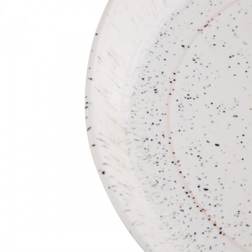Olympia Cavolo Flat Round Bowls White Speckle 220mm (Pack of 4)