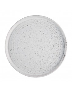 Olympia Cavolo Flat Round Plates White Speckle 270mm (Pack of 4)