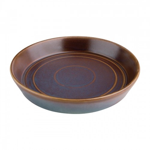 Olympia Cavolo Iridescent Flat Round Bowls 220mm (Pack of 4)