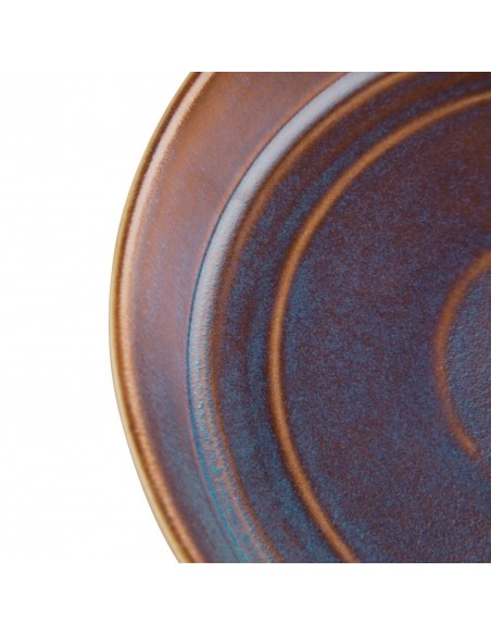Olympia Cavolo Iridescent Flat Round Bowls 220mm (Pack of 4)