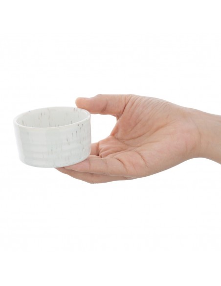 Olympia Cavolo Dipping Dishes White Speckle 67mm (Pack of 12)