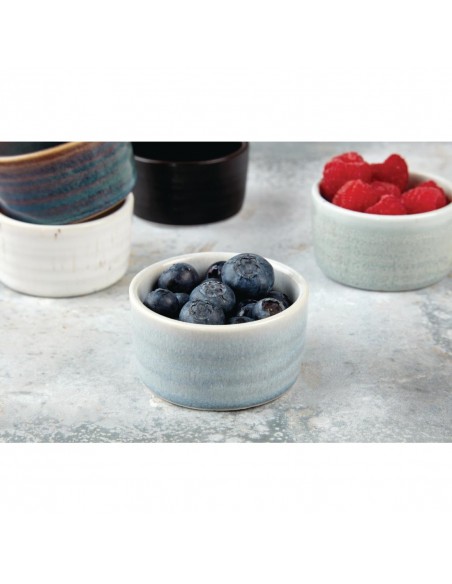 Olympia Cavolo Dipping Dishes Ice Blue 67mm (Pack of 12)