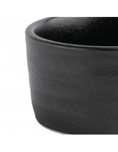 Olympia Cavolo Dipping Dishes Textured Black 67mm (Pack of 12) 2
