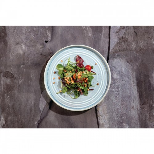 Olympia Cavolo Flat Round Plates Ice Blue 220mm (Pack of 6)