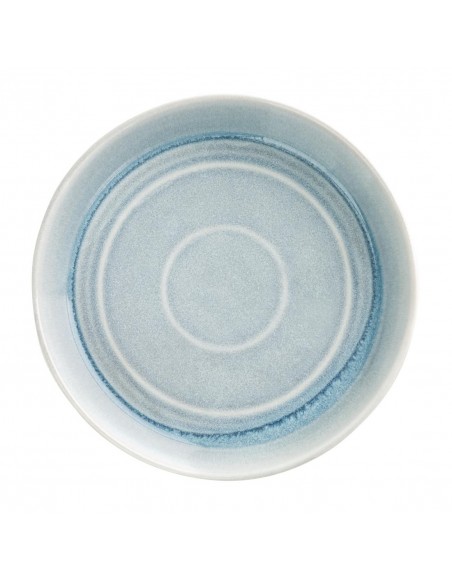 Olympia Cavolo Flat Round Bowls Ice Blue 220mm (Pack of 4)