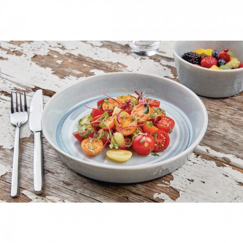 Olympia Cavolo Flat Round Bowls Ice Blue 220mm (Pack of 4)
