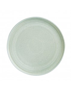 Olympia Cavolo Flat Round Plates Spring Green 270mm (Pack of 4)