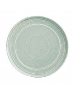 Olympia Cavolo Flat Round Plates Spring Green 220mm (Pack of 6)