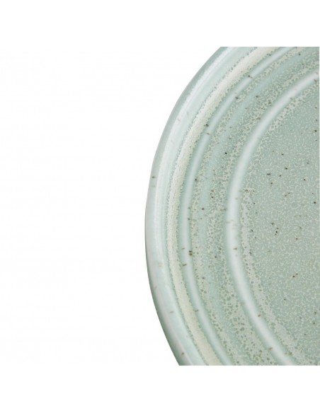 Olympia Cavolo Flat Round Plates Spring Green 220mm (Pack of 6)