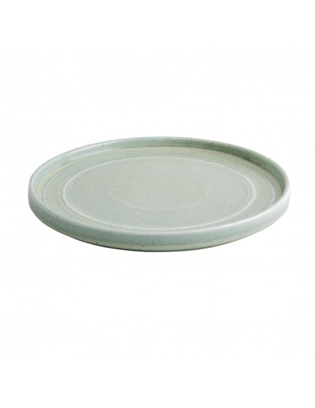 Olympia Cavolo Flat Round Plates Spring Green 220mm (Pack of 6)