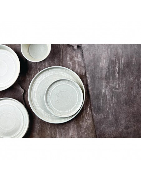 Olympia Cavolo Flat Round Plates Spring Green 220mm (Pack of 6)